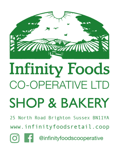 Infinity Foods Shop & Bakery logo