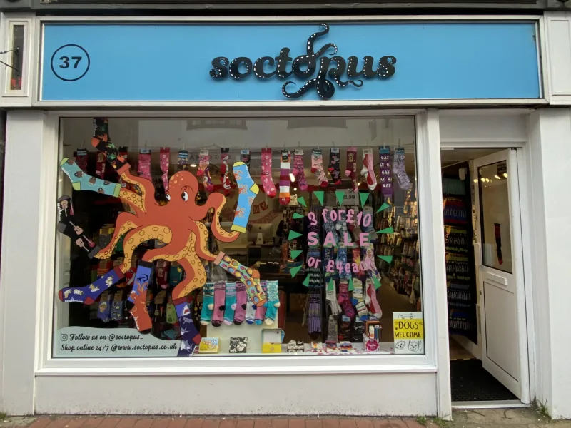 Soctopus shop front