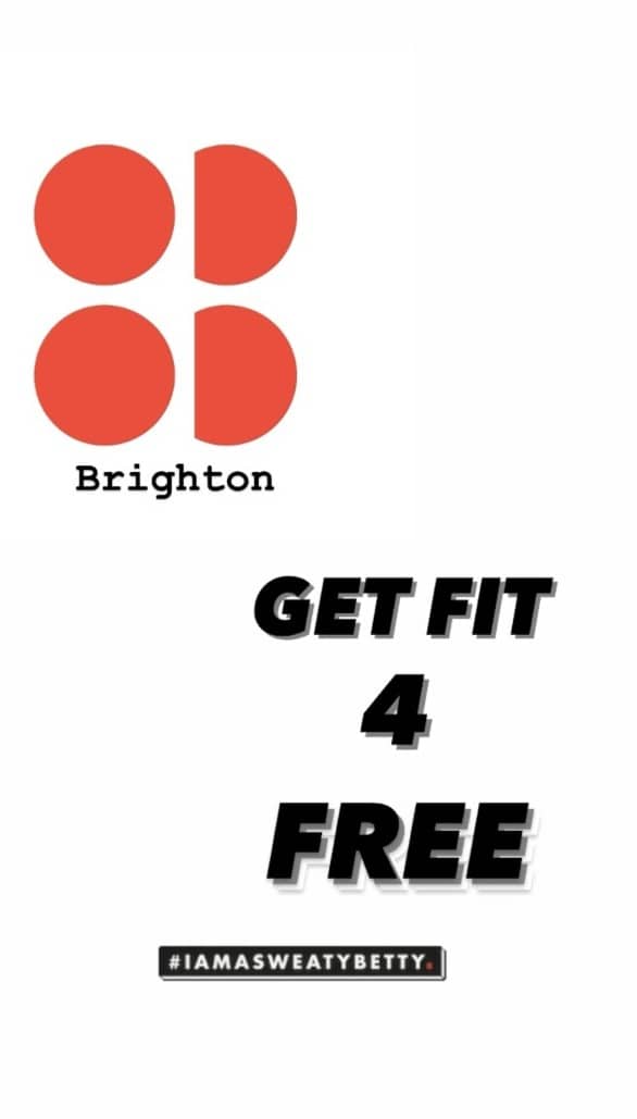Get Fit for Free at Sweaty Betty - Brilliant Brighton